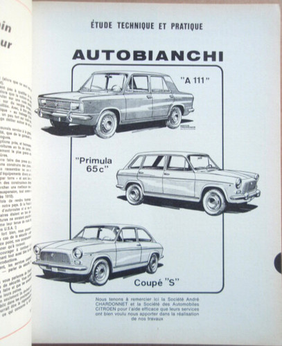 Revue technique autobianchi - revue,