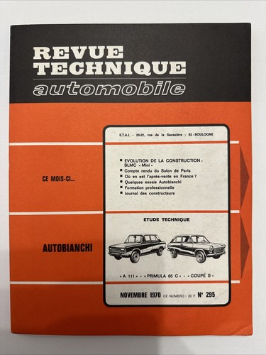 Revue technique automobile - revue,