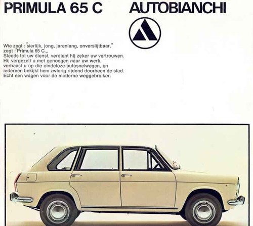 Catalogue brochure autobianchi - catalogue,