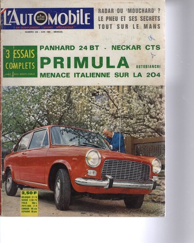 Automobile 230 1965 panhard - l'automobile,