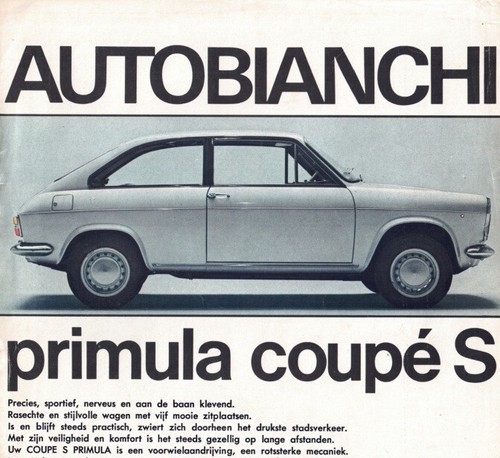 Brochure autobianchi primula - brochure,